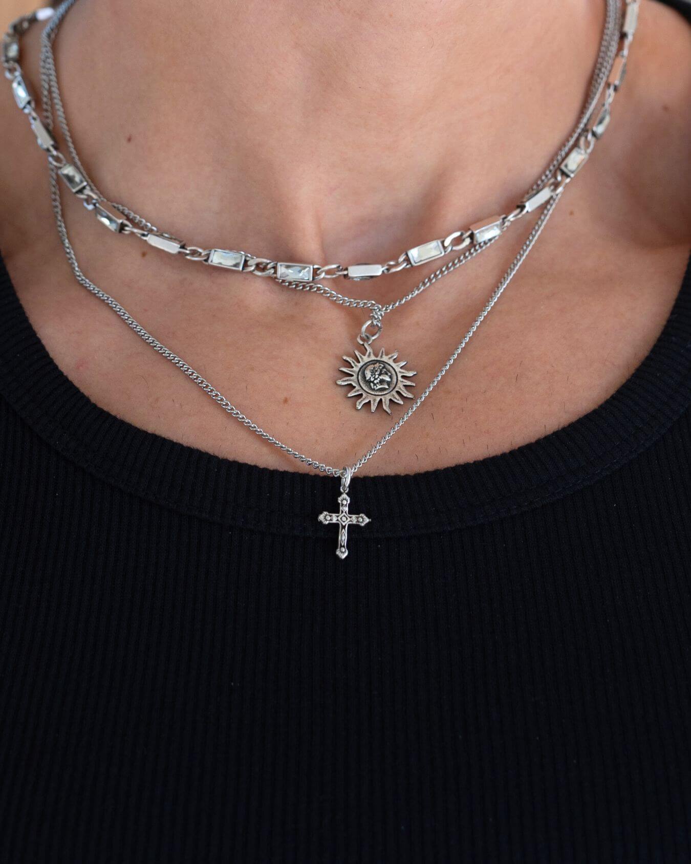 VINTAGE CROSS NECKLACE