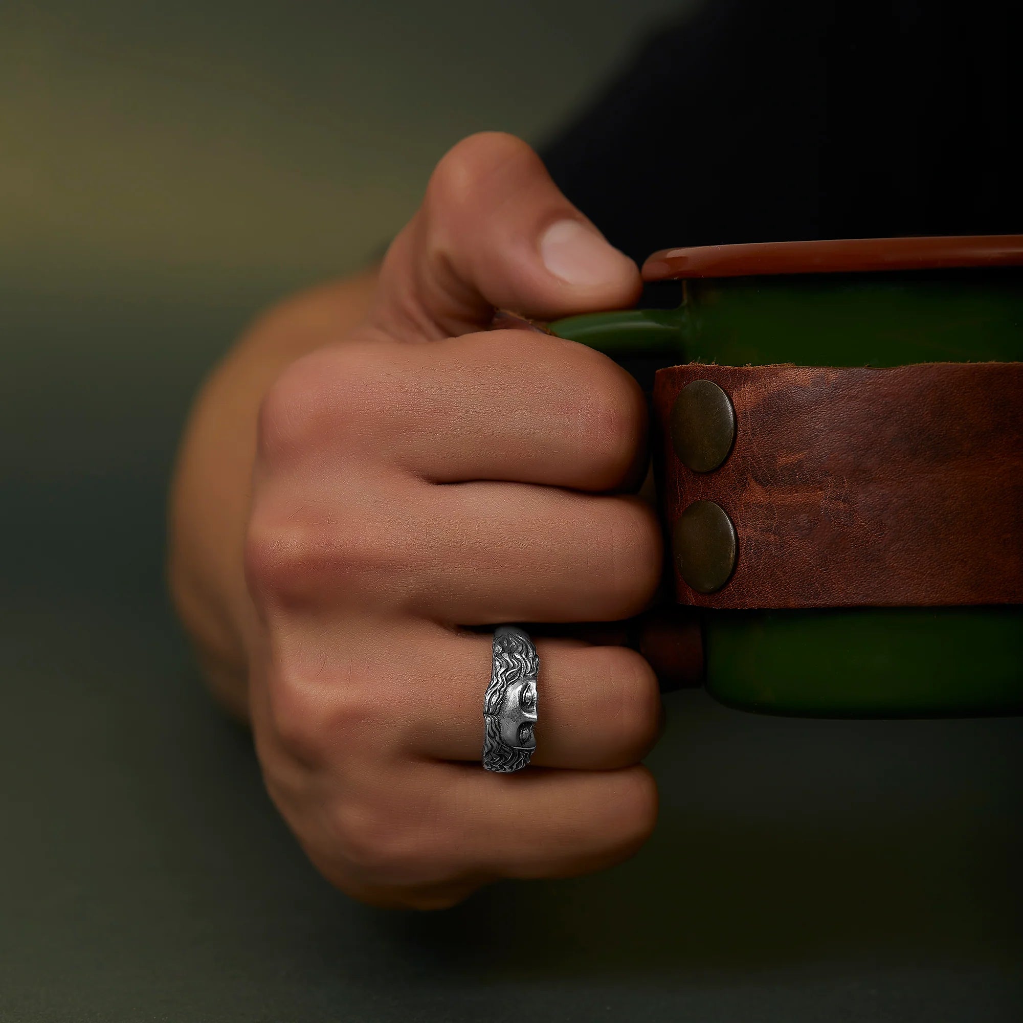 Aphrodite Hammered 14K Gold-Filled Ring main image 1